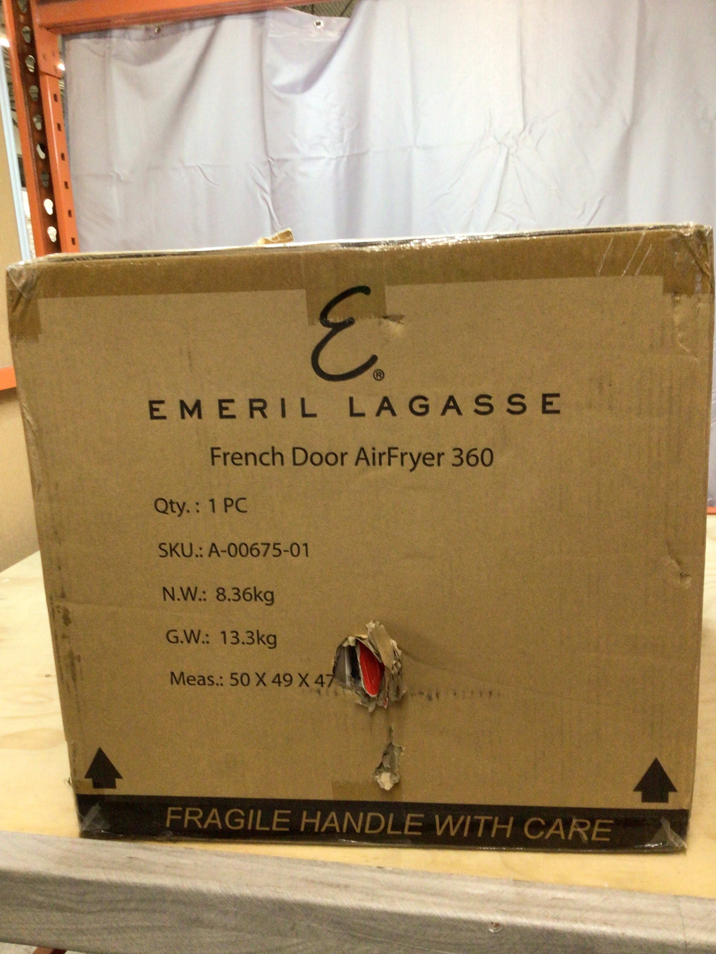Emeril Lagasse French Door 360 Stainless Steel Air Fryer (26 QT) **SEALED BOX** (8097575239918)